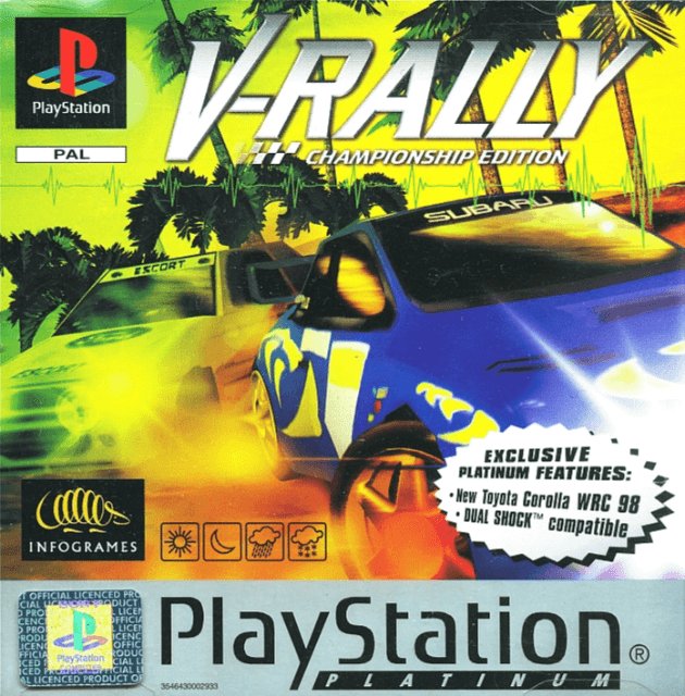 V-Rally '97 Championship Edition [Best Of Infogrames] box art for Playstation